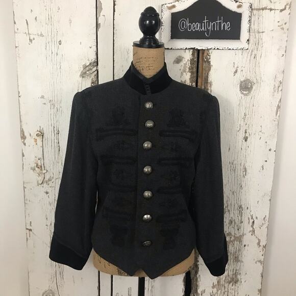 Vintage Cambridge wool military style short coat - Picture 1 of 7